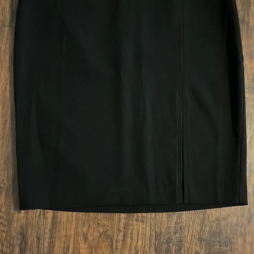Guess Authentic Black Vintage Pencil Skirt with slit S 27 NWT - Picture 3 of 7